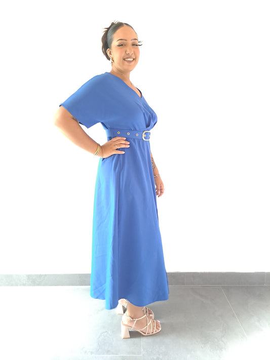 Robe Longue Bleu Marine