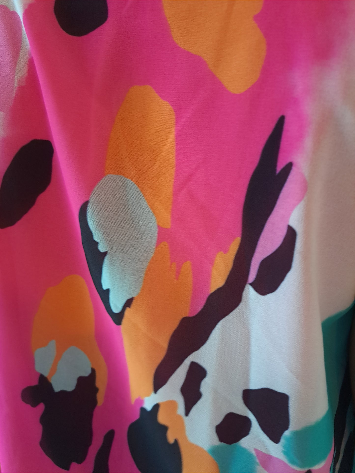 Chemise Rose Imprimé Sans Manches