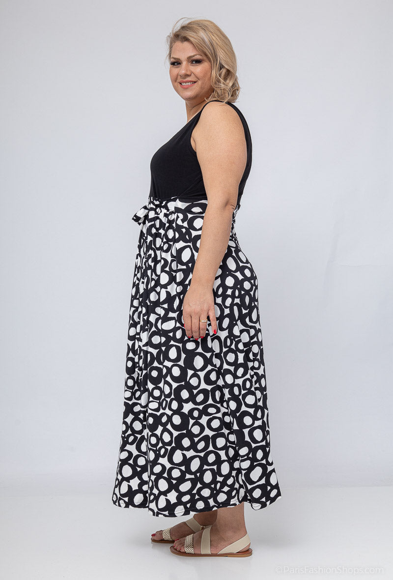 Robe Bicolore légère Noir & Blanc