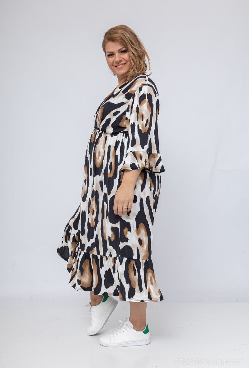 Robe Longue Fluide Trapèze