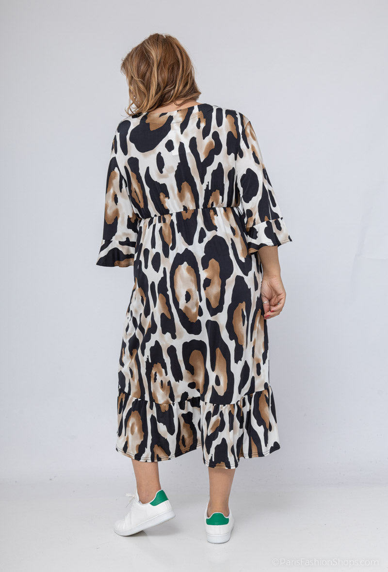 Robe Longue Fluide Trapèze