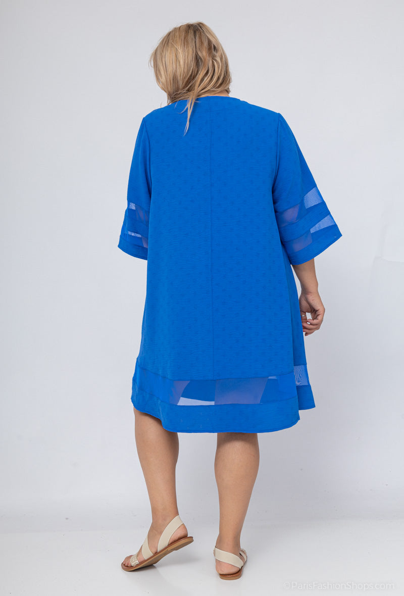 Robe Tunique Bleu Roi