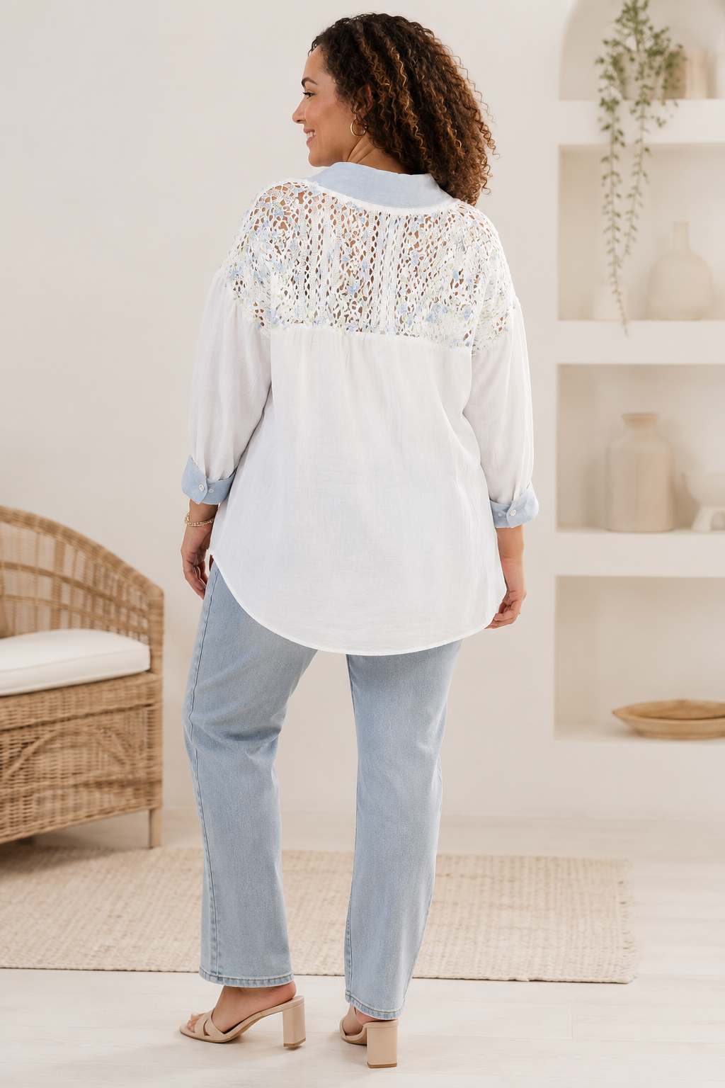 Chemise Femme en Coton 38 - 46