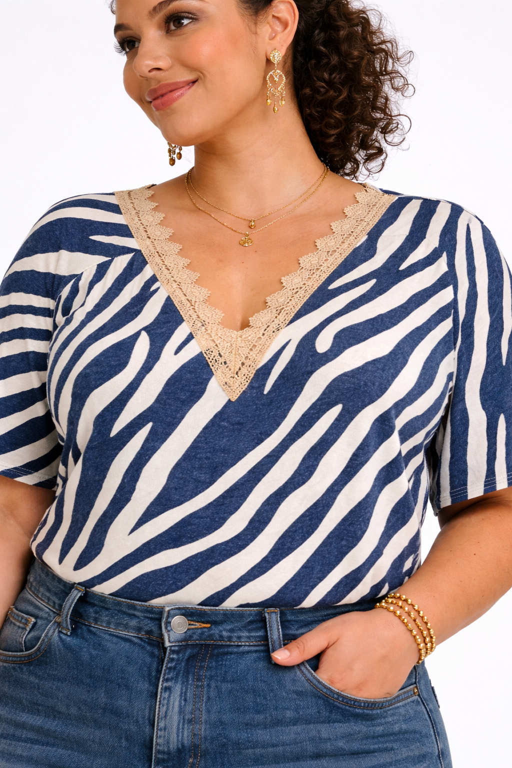 Top Nina - Fluide Grande Taille