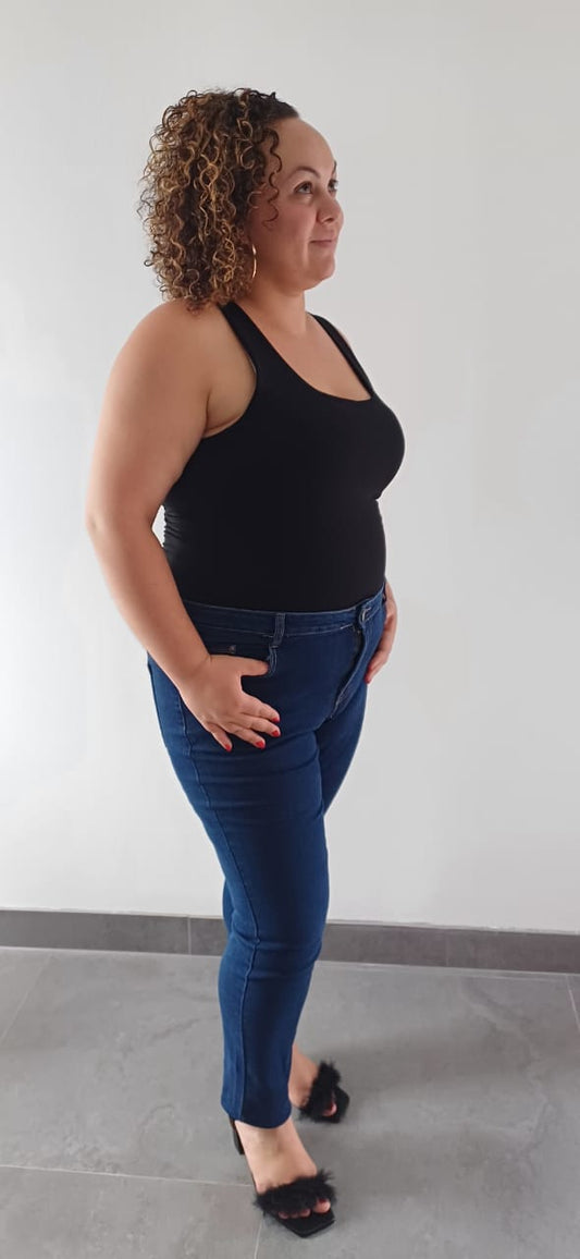 Débardeur Noir en Coton Doux