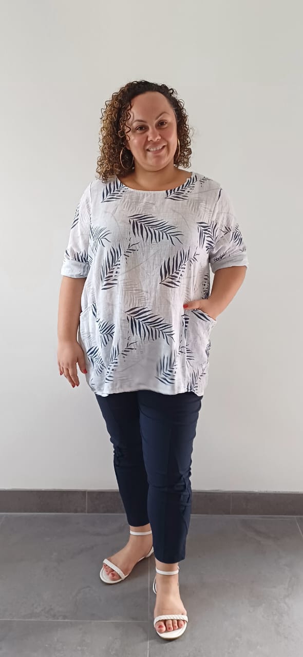 Blouse Blanche à poches
