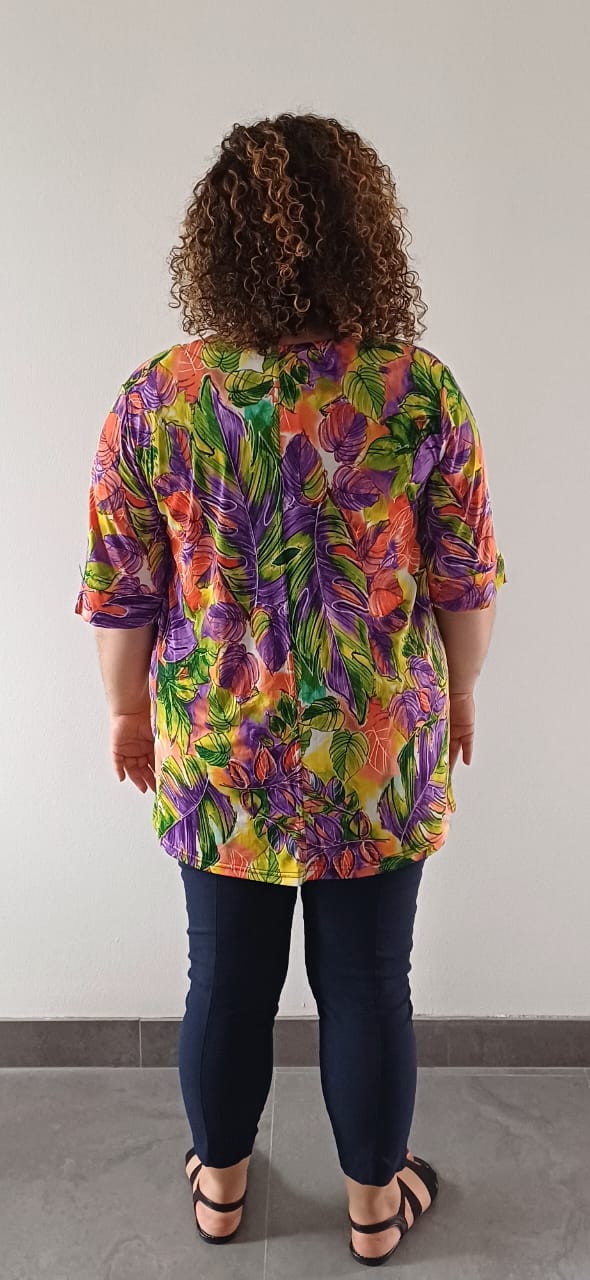 Top imprimé à Fleurs