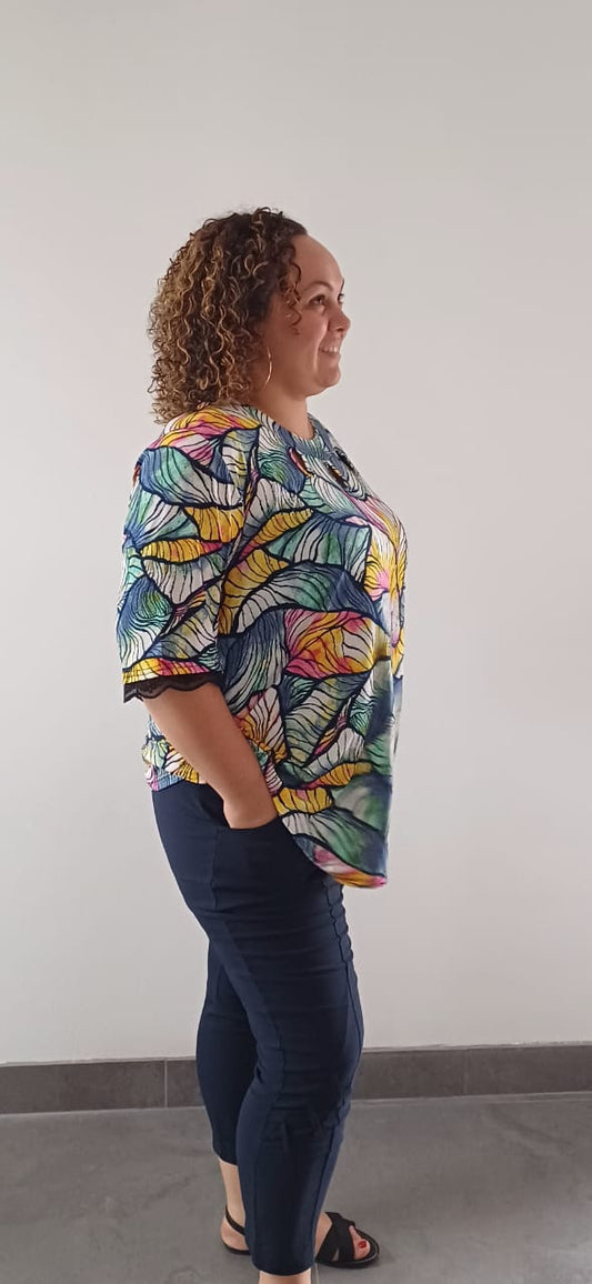 T-shirt Fluide Imprimé