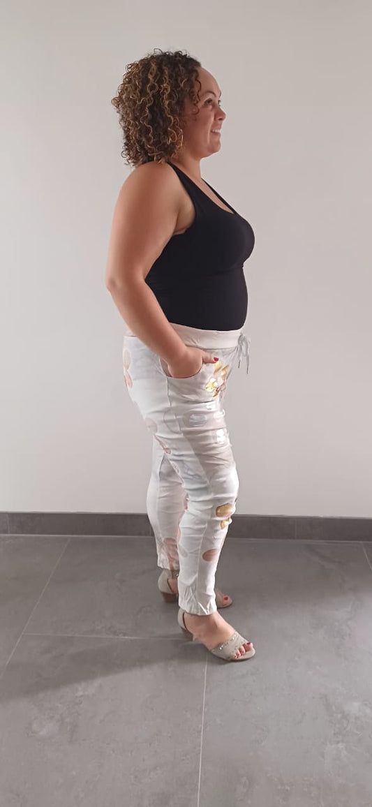 Pantalon Magique Fleuri