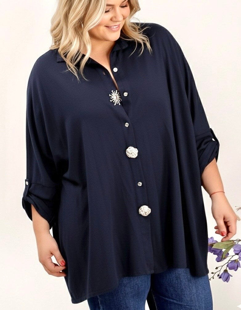 Chemise Femme Oversize en Coton