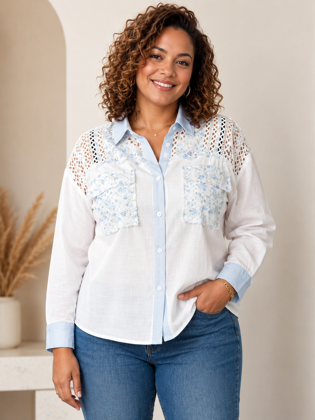 Chemise Femme en Coton 38 - 46