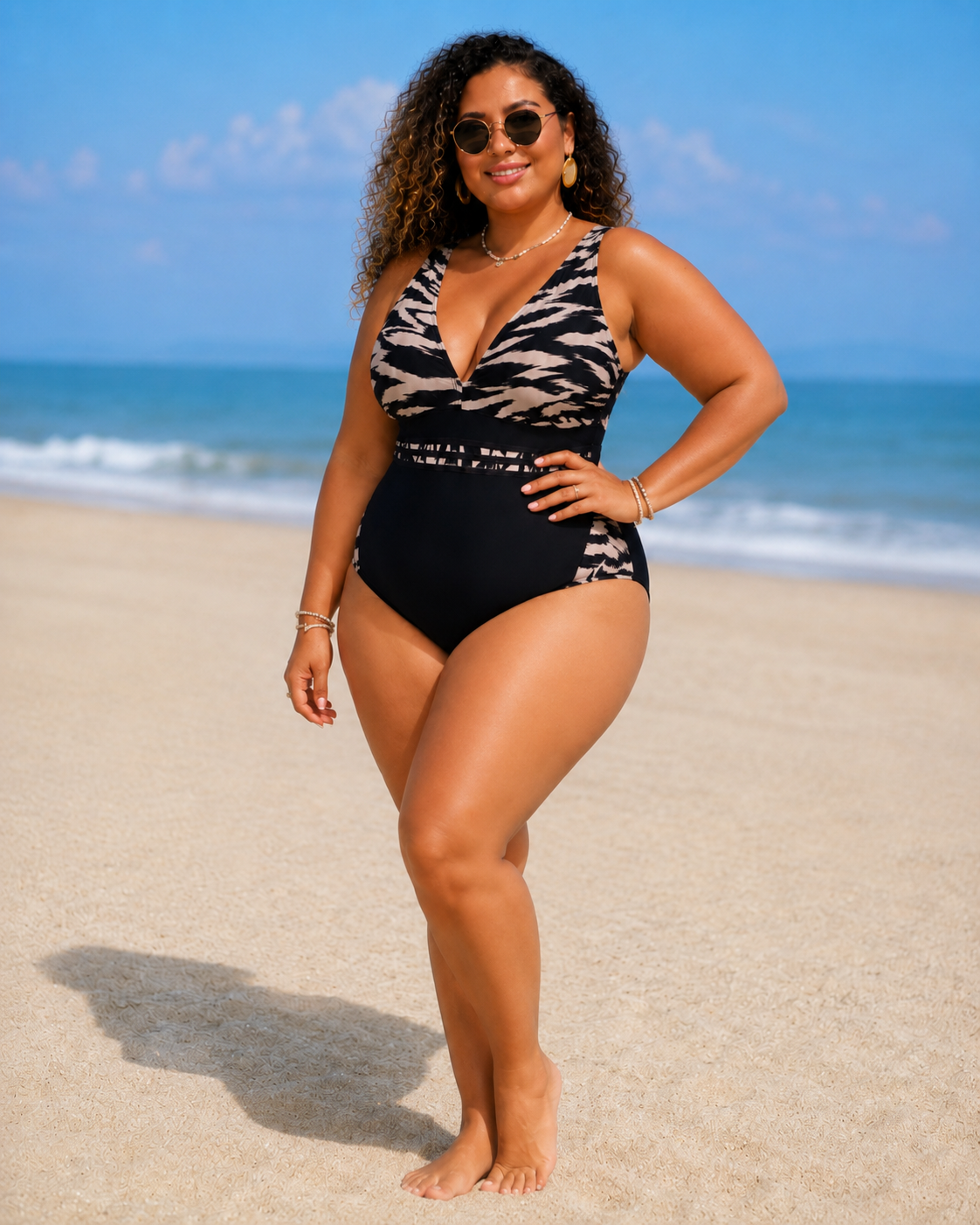 Maillot De Bain Curvy - Sunset