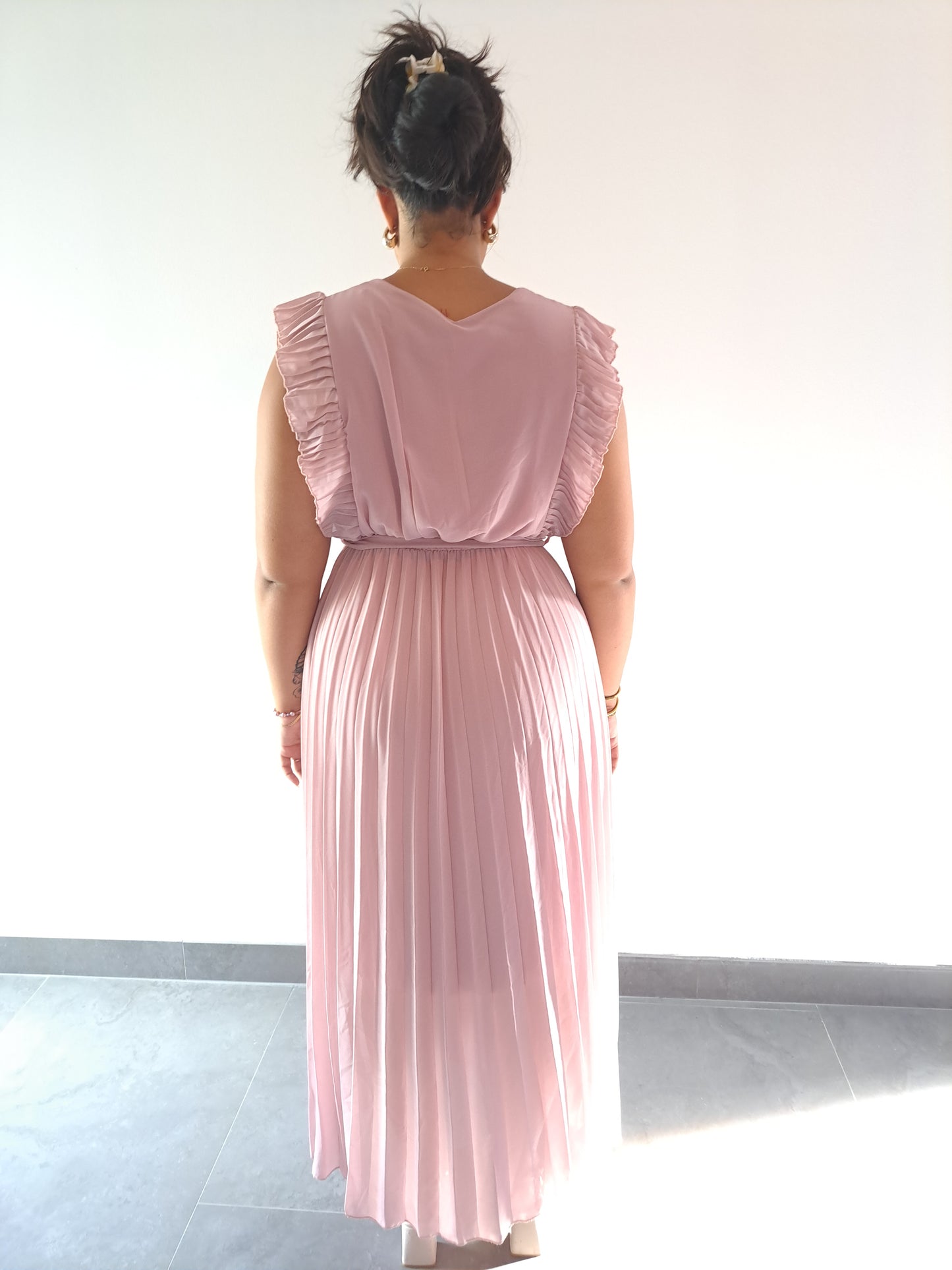 Robe Blush Plissée