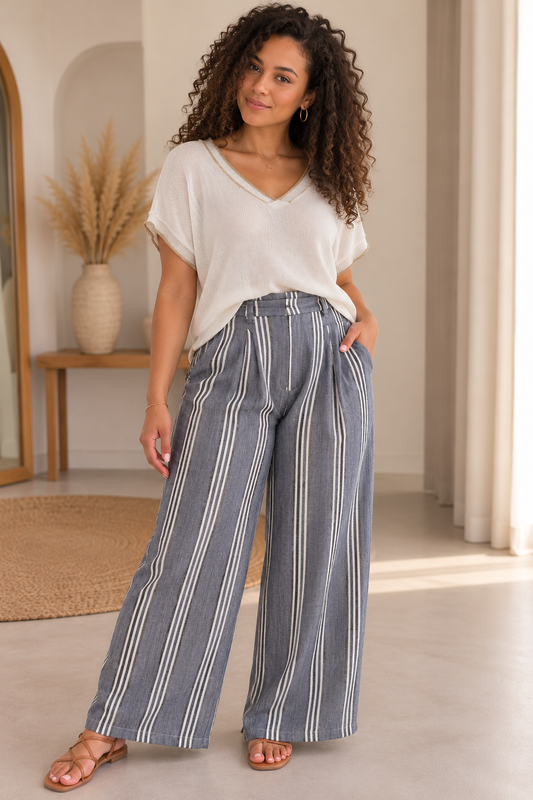Pantalon Alba – Lin & Coton