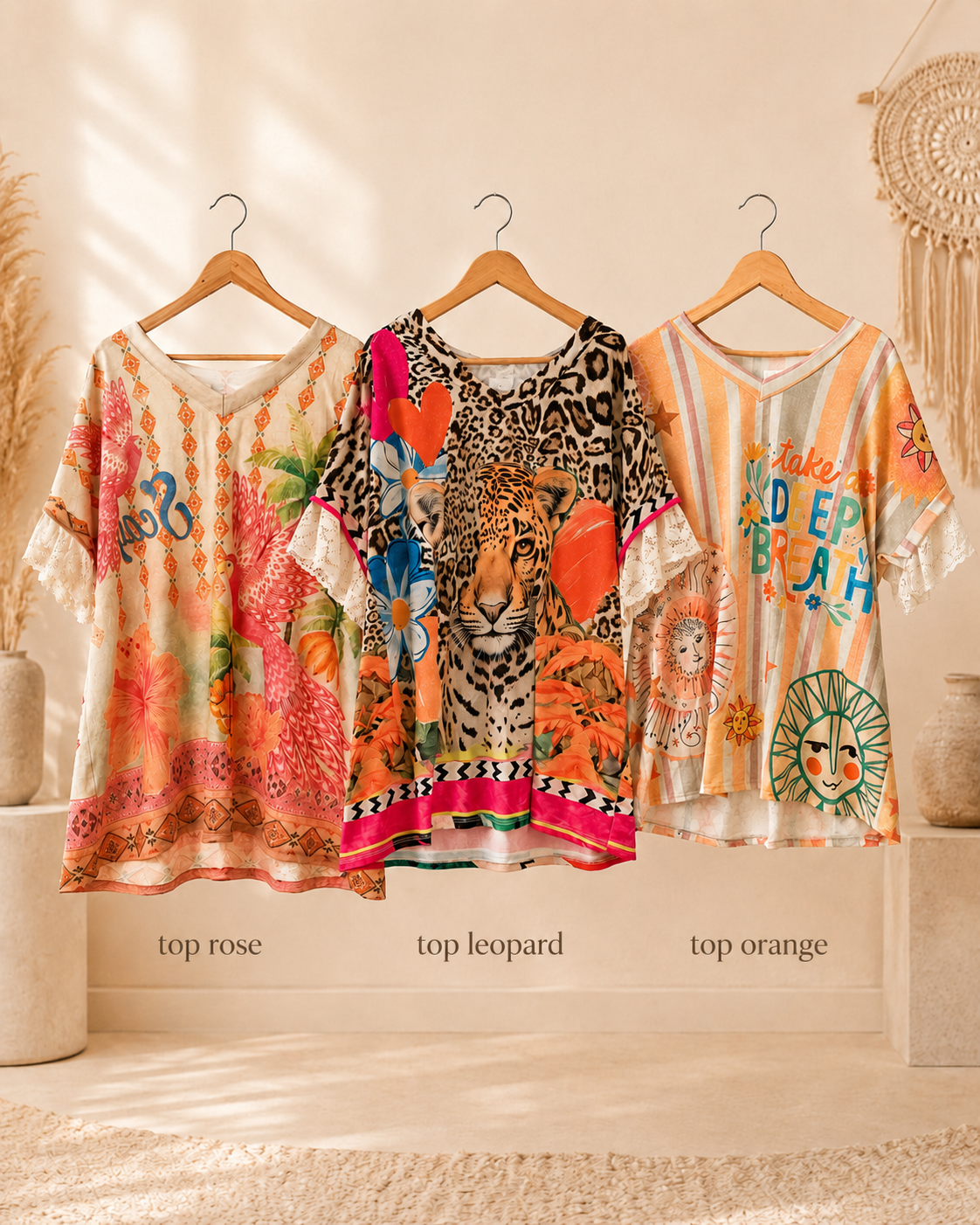 Top fantaisie en viscose Femme 40-52