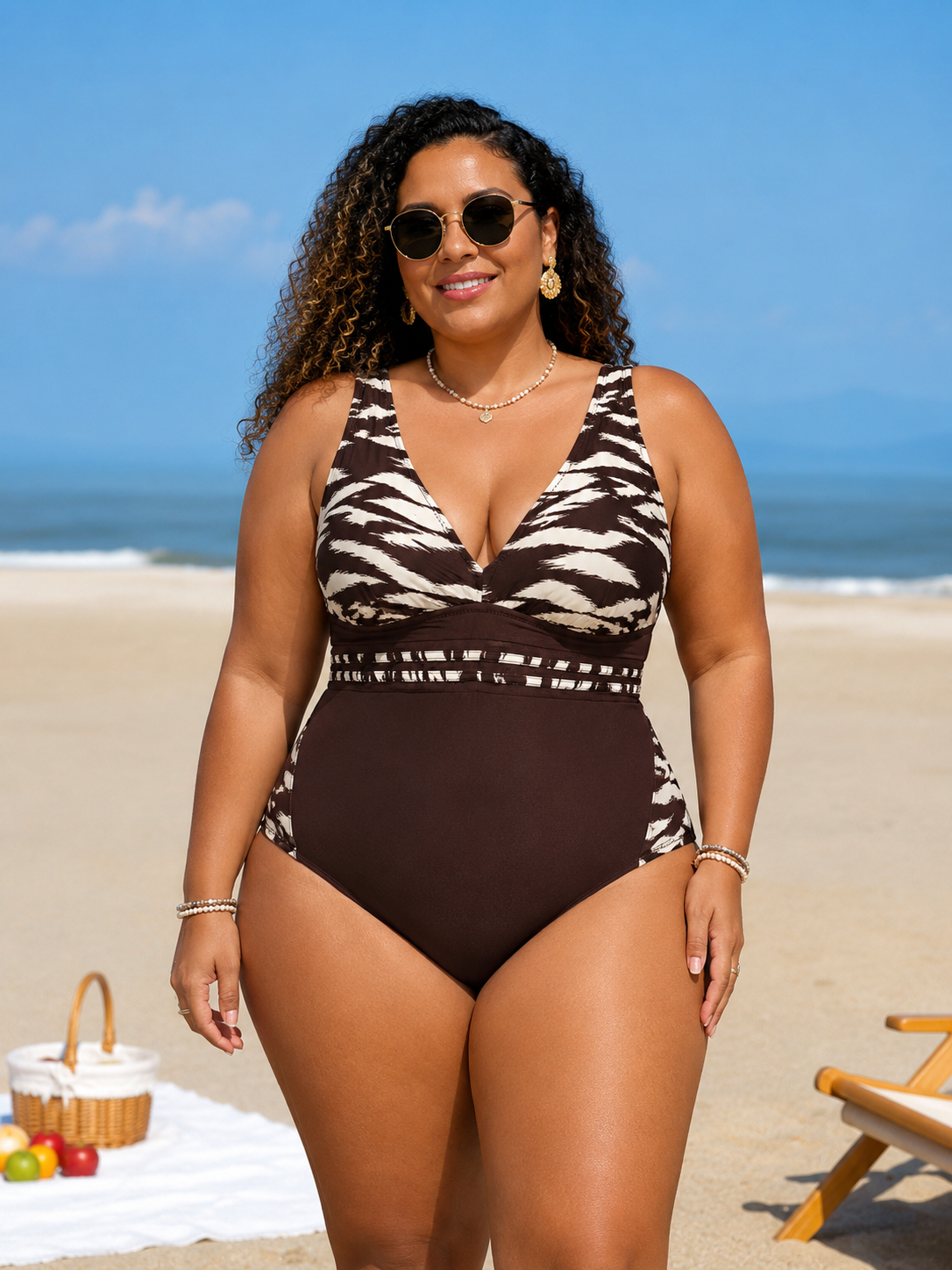 Maillot De Bain Curvy - Sunset