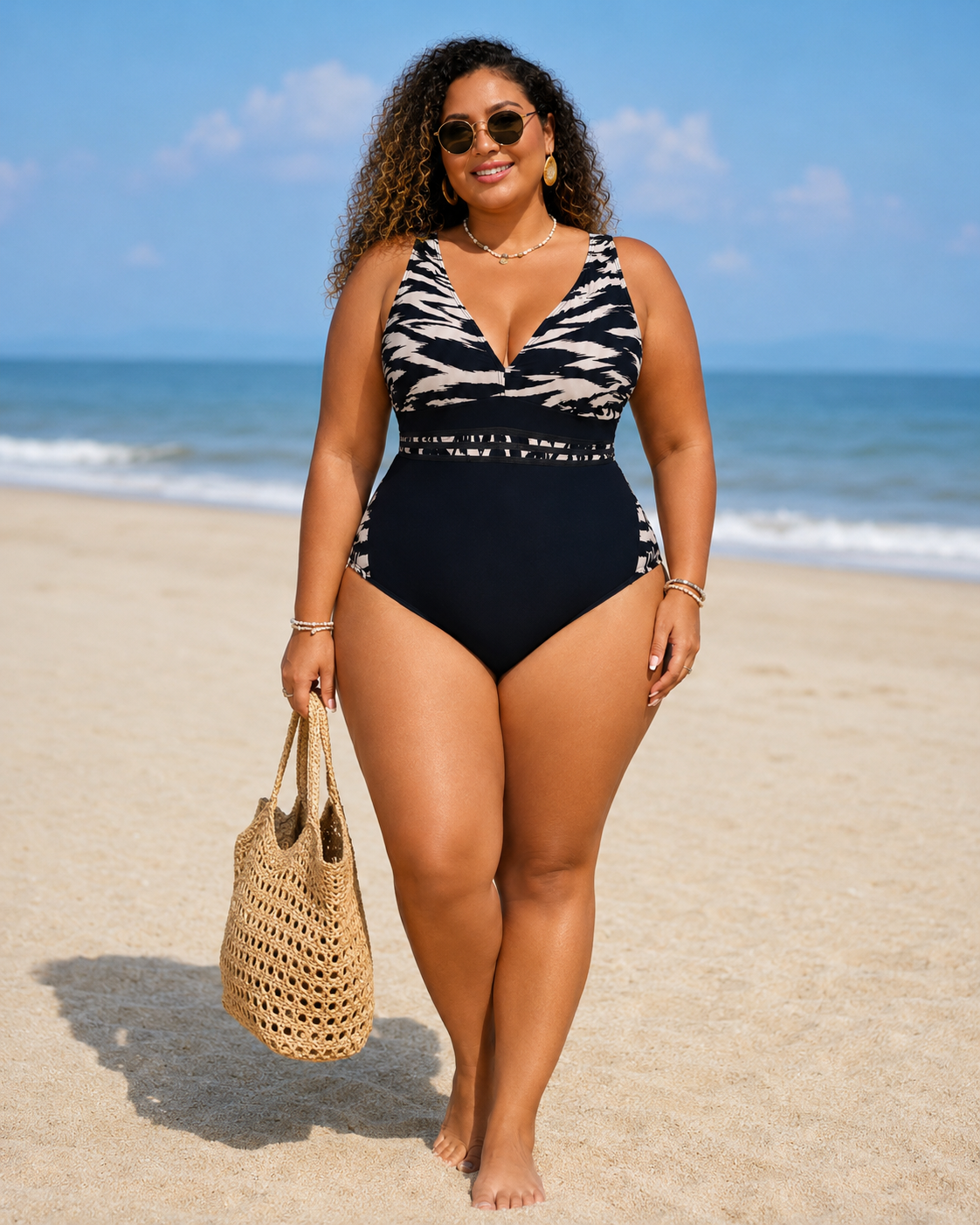 Maillot De Bain Curvy - Sunset