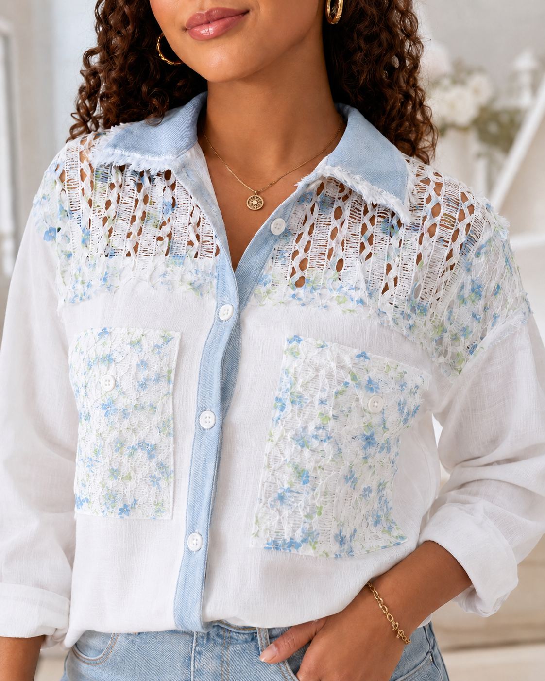 Chemise Femme en Coton 38 - 46