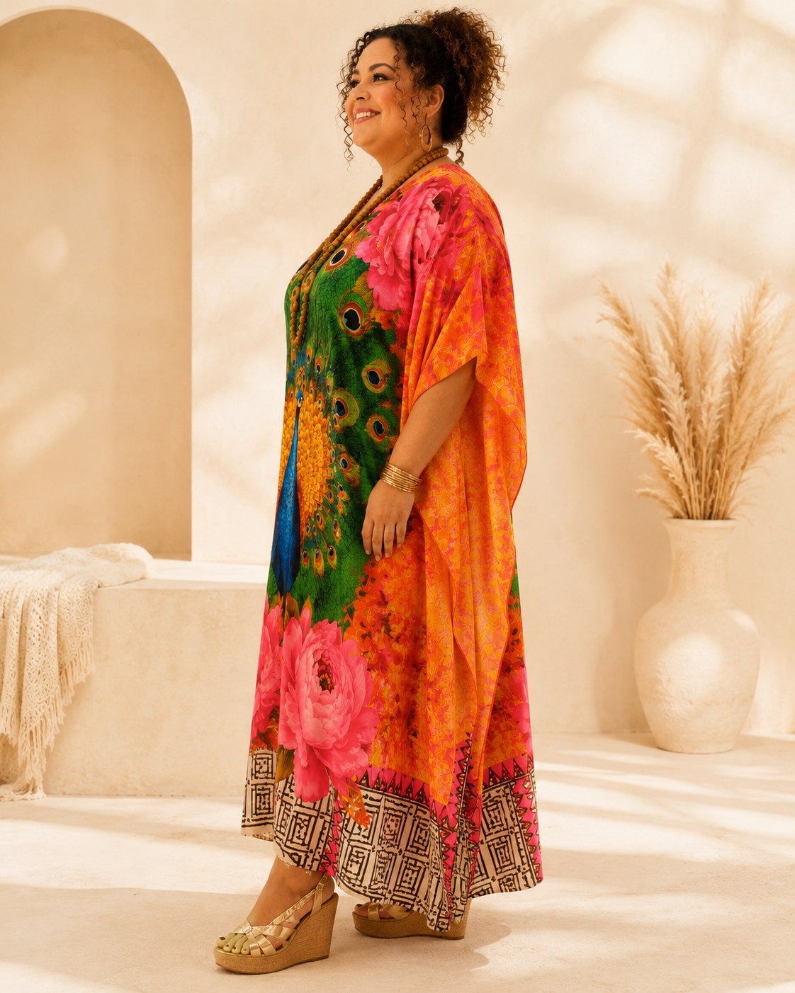 Robe Femme Paon 42-56