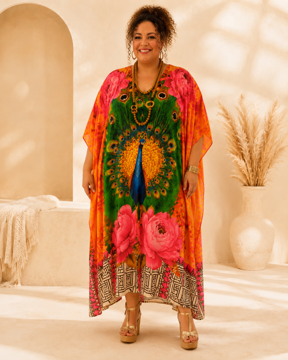 Robe Femme Paon 42-56