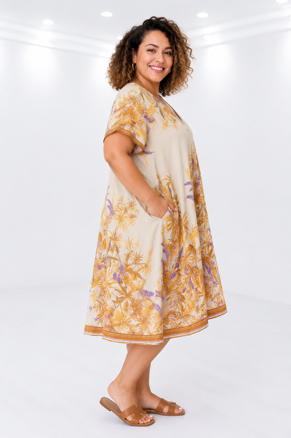 Robe femme fluide en viscose 42-50