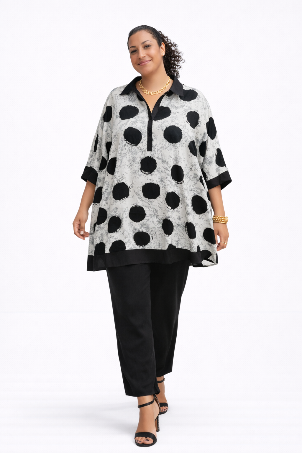 Blouse Sofia – Coupe évasée légère et confortable