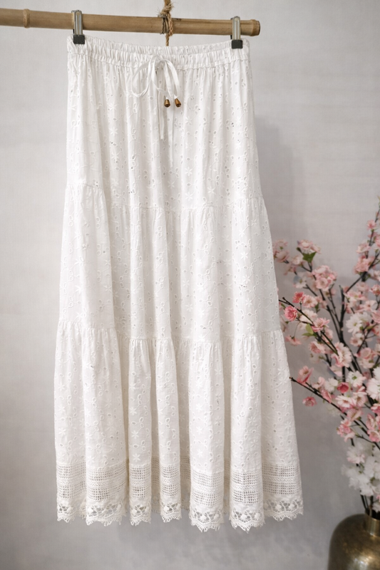 Jupe Rysana - Brodée 100% Coton