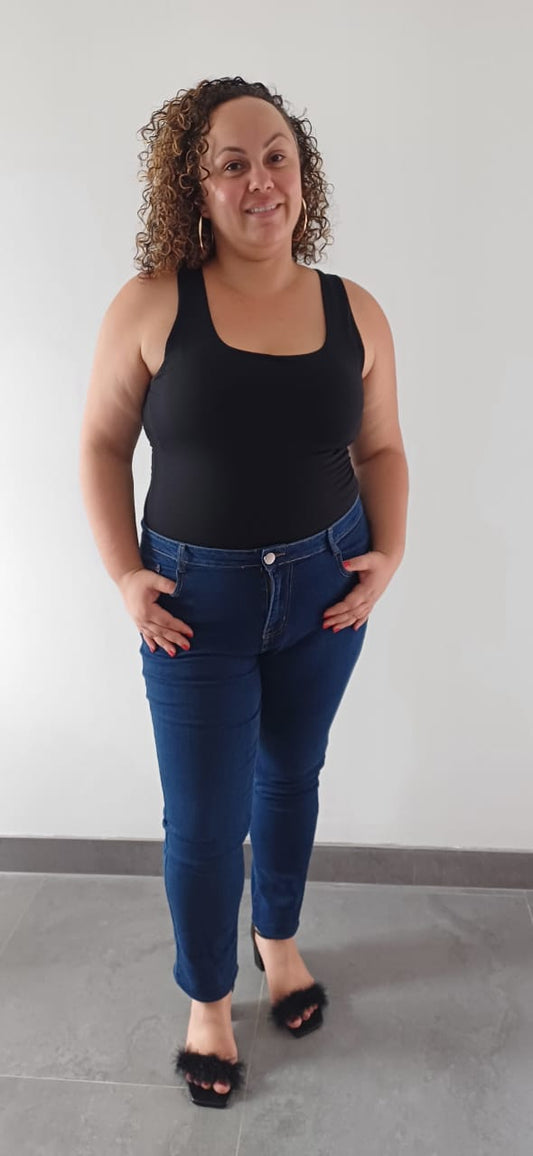 Débardeur Noir en Coton Doux