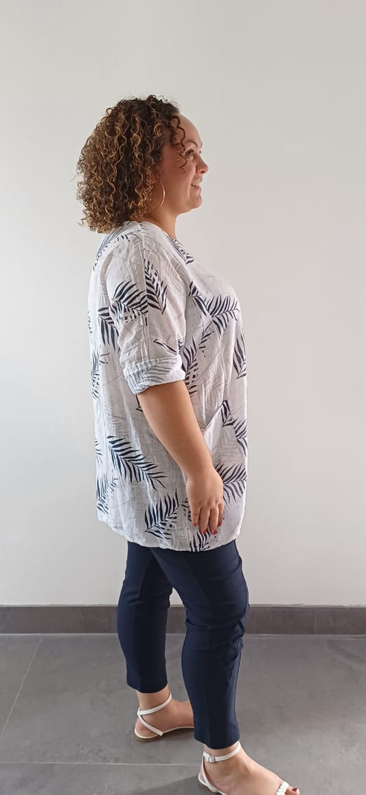 Blouse Blanche à poches