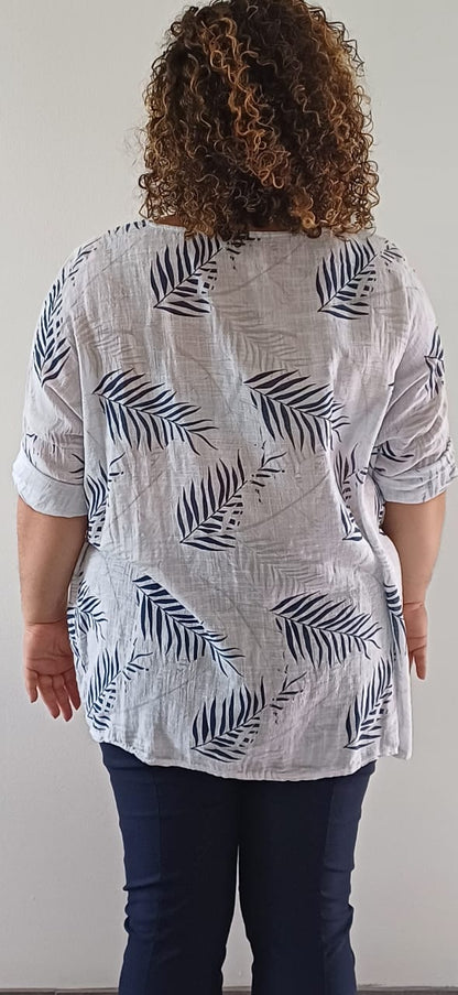 Blouse Blanche à poches