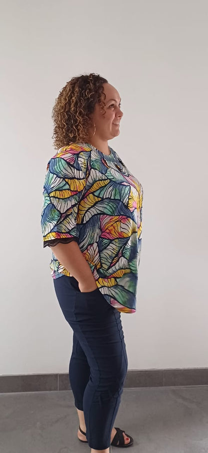 T-shirt Fluide Imprimé