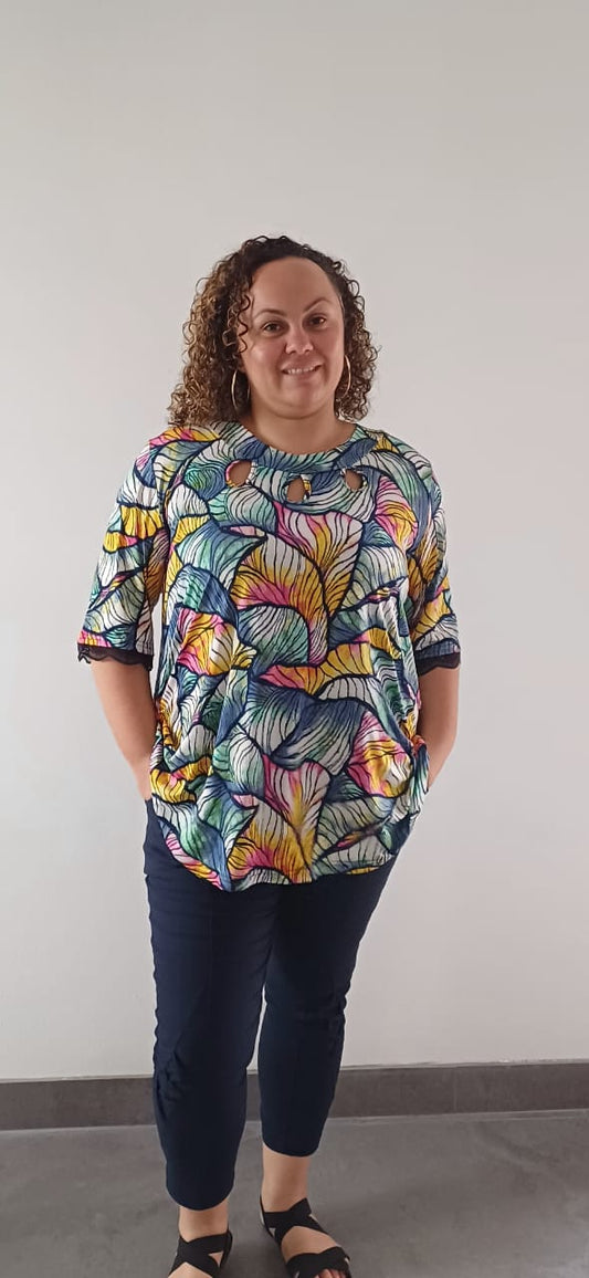 T-shirt Fluide Imprimé