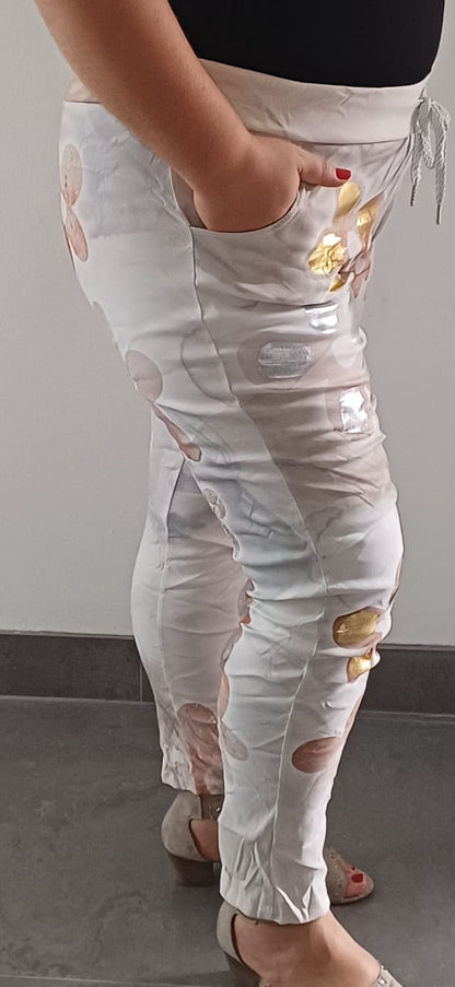 Pantalon Magique Fleuri
