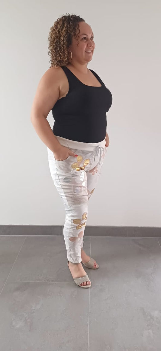 Pantalon Magique Fleuri