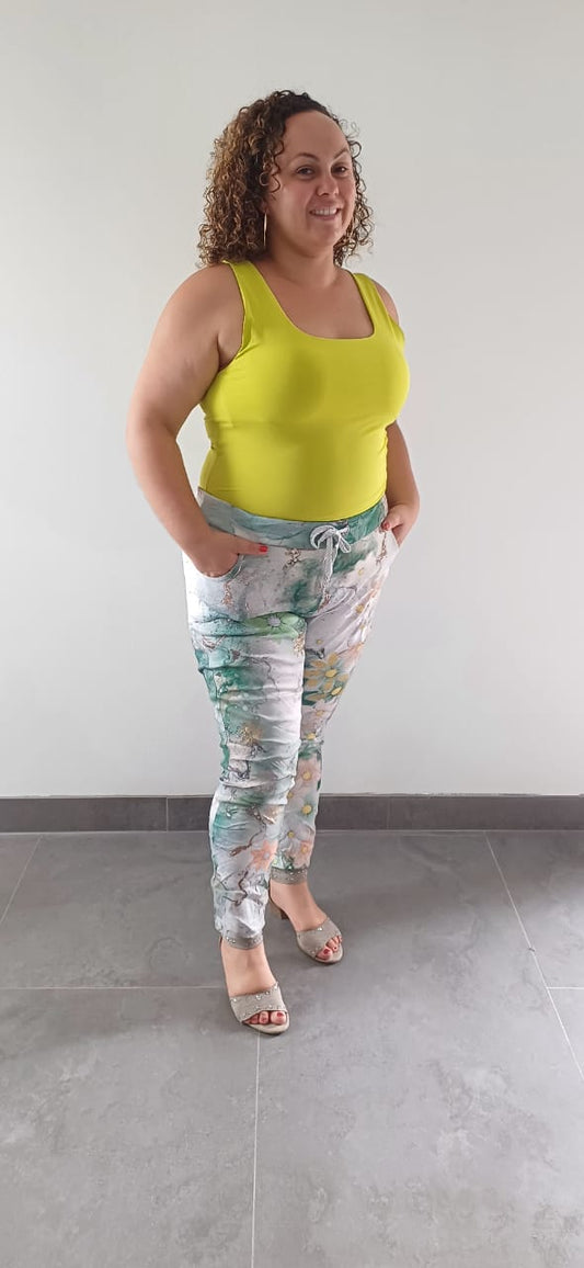 Débardeur Jaune en Coton Doux