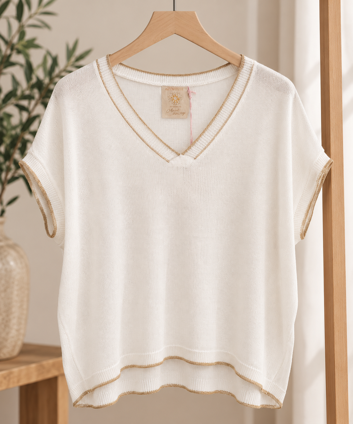 Top Eclat Blanc - Mode Femme - 36/42