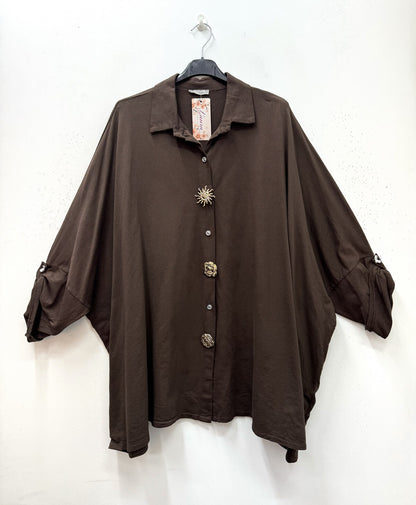 Chemise Femme Oversize en Coton