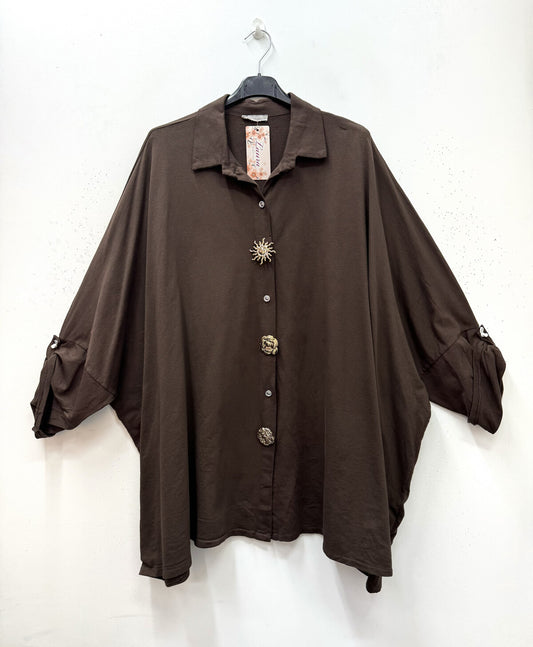 Chemise Femme Oversize en Coton