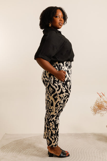 Pantalon Femme Fluide Grande Taille