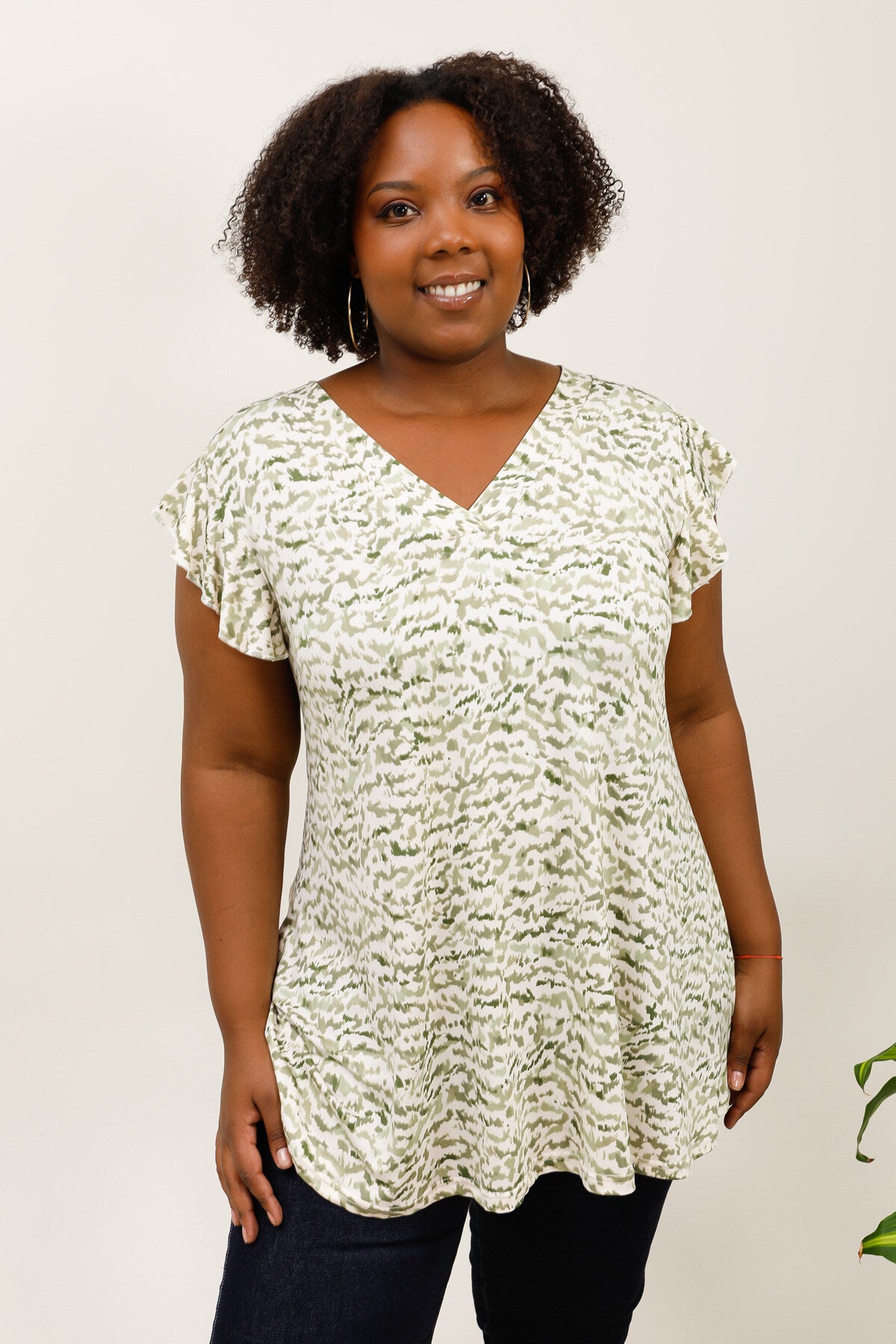 Top Fluide Femme Grande Taille