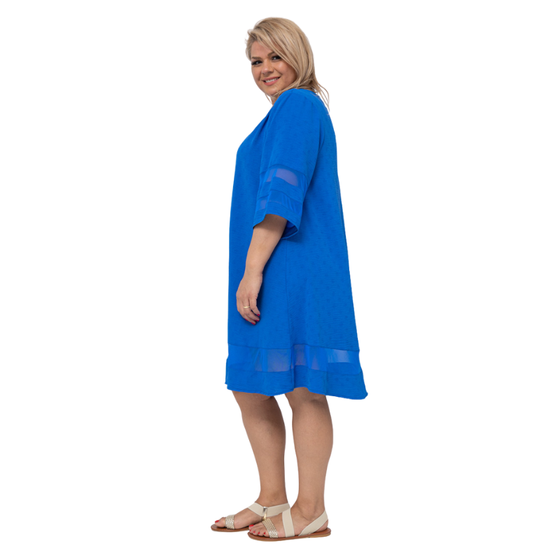 Robe Tunique Mésange Bleu Roi